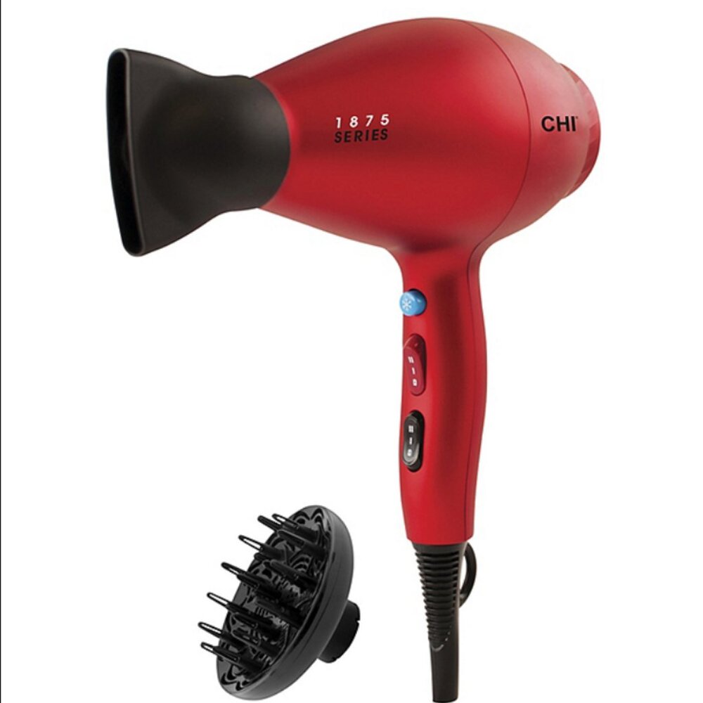 CHI 1875 Series Hair Dryer (Used, Like New with all attachments)